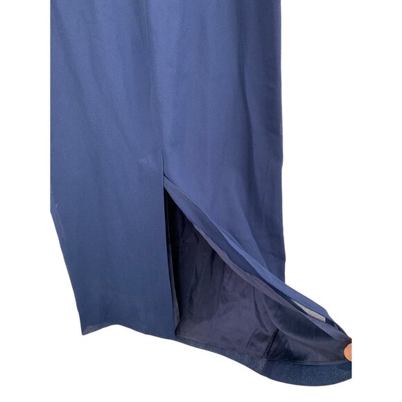 Size 10 R&M Richards 2-Piece Navy Gown & Sheer Jacket Mother of Bride NWT 8555 - Picture 9 of 13